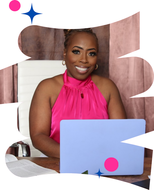 Designed founder image smiling